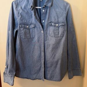 J. Crew Blue Denim Shirt